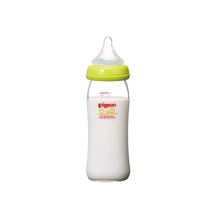 Pigeon wide neck glass bottle cheap
