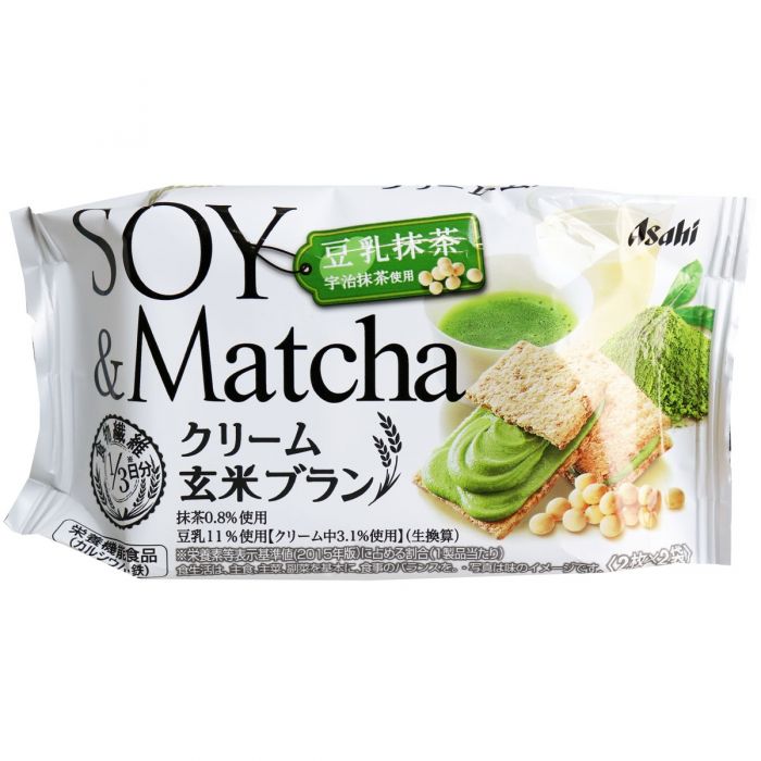 玄米豆乳抹茶風味餅