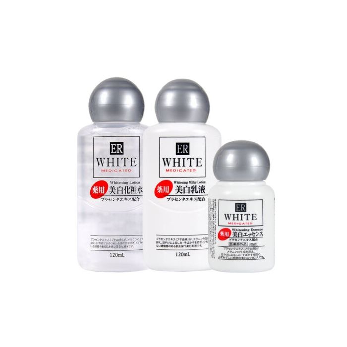 er white medicated whitening essence