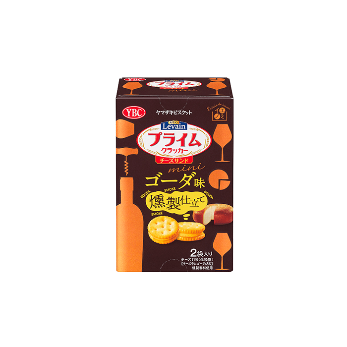 YBC Levain Prime Cracker Cheese Sand Mini Gouda Flavor 50g