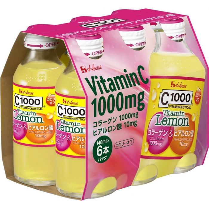 House C1000 Vitamin Lemon Collagen Hyaluronic Acid Pot Pack Of 6 House C1000 Vitamin Lemon Collagen Hyaluronic Acid Pot Pack Of 6