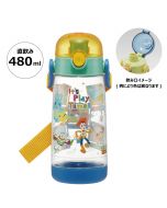Skater x Disney/Pixar Toy Story Kids One Touch Plastic Water Bottle  Direct Drinking 480ml 