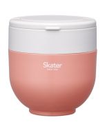 Skater foldable handle antibacterial thermal insulation and cold insulation vacuum double-layer bowl-shaped lunch jar LDNO6AG (terracotta orange) 540ml