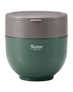 Skater foldable handle antibacterial thermal insulation and cold insulation vacuum double-layer bowl-shaped lunch jar LDNO8AG (evergreen) 800ml