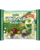 Meito Alphabet Chocolate Matcha Latte 104g