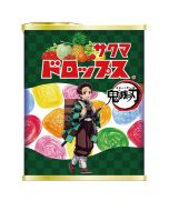[Demon Slayer: Kimetsu no Yaiba 3rd Round] SAKUMA Assorted Fruit Juice Candy Jar (Green/8 Flavors) 71g