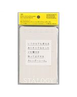 STALOGY Peel and Stick Calendar Stickers S 1pc
