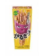 Glico KARUJAGA Karusatsuma Purple Sweet Potato Flavor 36g