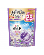 [About 2.5 times the regular capacity] P&G Japan Bold 4D 4-in-1 Strong Clean Anti-Wrinkle Long-Lasting Soft Fragrance Laundry Detergent Gel Beads (Lavender and Jasmine Fragrance/Great Value Refill) 27 pieces