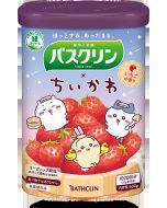 [Chiikawa Limited Packaging] Bathclin x Chikawa Doll Moisturizing and Beautifying Medicinal Bath Agent (Strawberry Scent) 600g