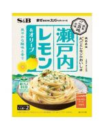 S&B Local Flavor Instant Pasta Sauce (Setouchi Lemon and Olive Flavor) 43.2g