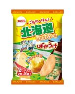[25 Local Planning·Hokkaido] Befco Kuriyama Rice Crackers BAKAUKE Crispy Rice Crackers (Potato Butter Flavor) 2 Pieces * 8 Bags