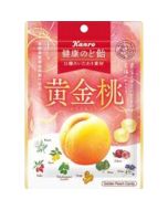 Kanro 31 Soothing Ingredients Healthy Throat Lozenges (Golden Peach Flavor) 80g