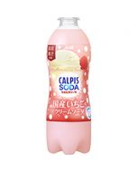 Asahi CALPIS SODA Domestic strawberry cream soda flavor lactic acid bacteria carbonated beverage 500ml