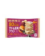 [Nutritional functional food (calcium, iron)] Asahi low-calorie cream sandwich brown rice bran biscuits (red bean paste butter flavor) 54g/3 pieces