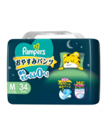 Pampers Qiaohu Super Absorbent Pull-On Diapers for Unisex (Size M/6-12kg) 34pcs