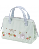 Skater x Totoro My Neighbor Totoro Double Zipper Hand-held Insulated Lunch Bag (Wild Strawberry Print) KGA1 1pc
