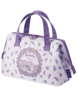 Skater x Japan Sanrio Kuromi Double Zipper Hand-held Insulated Lunch Bag (Wreath Design) KGA1 1 piece