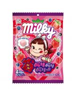 FUJIYA Milky Milk Candy (Strawberry and Berry Flavor) 65g