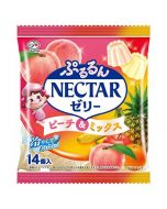 FUJIYA NECTAR Juice Jelly (Peach and Mixed Fruit Flavor) 14pcs