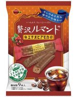 Bourbon Luxury Lumonde Crispy Thousand Layer Cookies (Ethiopian Mocha Flavor) 9pcs