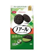 YBC Noir Uji Matcha Cream Sandwich Cocoa Cookies 16pcs