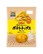 Calbee Thick Cut Delicious Unsalted Potato Chips (Original) 55g