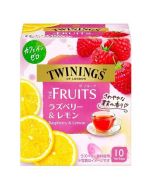 Kataoka x TWININGS THE FRUITS Caffeine-free Fruity Tea Bags (Raspberry and Lemon Flavor) 10 Bags