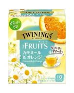 Kataoka x TWININGS THE FRUITS Caffeine-free Fruity Tea Bags (Chamomile and Orange Flavor) 10 Bags