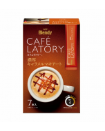 AGF Blendy Cafe Latory Stick Rich Caramel Macchiato Instant Drink Stick 80.5g/11.5g*7