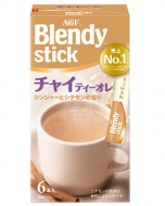 AGF Blendy Stick Indian Chai Tea Olay Instant Drink Stick 57g/9.5g*6