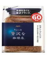 AGF Luxury Coffee Shop Series Modern Blend Rich and Aroma Freeze-dried Instant Black Coffee 120g/about 60 cups