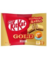 [Club activity support product] NESTLÉ KitKat GOLD Chocolate coated wafer biscuits (salted caramel flavor) 9 pieces