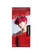 HOYU Beauteen Bright Color Series Plant Essential Oil Foam Emulsion Hair Dye - Wild Red (Fresh Fruity Scent) 1 set/40g+88ml+12ml+5ml