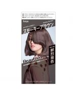 HOYU Beauteen Bright Color Series Plant Essential Oil Foam Emulsion Hair Dye - Smoky Brown (Fresh Fruity Scent) 1 set/40g+88ml+12ml+5ml