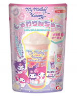 Heart x Sanrio Melody and Kuromi SHUWARINCHU Blind Box Drink Cup Toy Drink (Strawberry Soda Flavor) 18g
