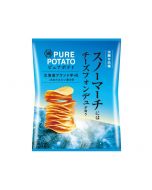 KOIKEYA PURE POTATO Hokkaido Brand Thick-Cut Potato Chips (Snow March/Cheese Fondue Flavor) 52g