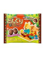 Meito Crushed Almond and Puff Pastry Acorn-Shaped Chocolate 68g