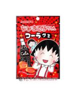 Hayakawa Seika x Chibi Maruko-chan Cartoon Face Cola Gummies 40g