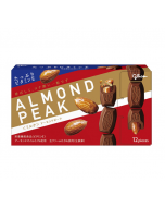 [Nutritional Functional Food, Contains Vitamin E] Glico ALMOND PEAK Almond Chocolate (Milk Flavor) 12 Pieces
