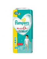 [Value Pack] Pampers Super Absorbent Pull-On Diapers for Unisex (XL/12-22kg) 46 Pieces