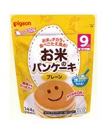 Pigeon Pre-made Rice Cake Powder Containing Calcium and Iron for Infant and Young Children - Original Flavor (Applicable to 9 Months+) 144g/about 8 pieces