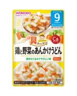 WAKODO Portable Instant Infant Nutritional Food - Chicken and Vegetable Thick Sauce Udon Noodles (9 Months+) 80g