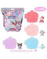 Japan Sanrio Castle Box and Sanrio Cartoon Character Set Toy Blind Box Bath Ball (4 Random Styles/Strawberry Fragrance) 1 Piece