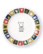 [Miffy 70th Anniversary Edition] Nijntje miffy microwaveable ceramic dinner plate 1 piece