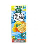 [Seasonal Limited] Kagome Vegetable Life 100 Setouchi Citrus Mixed Fruit and Vegetable Juice (Sugar Not Used) 195ml