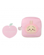 SHOBIDO x Chiikawa Usagi Peach Series Square Cosmetic Bag (W130*H140*D70mm) 1 piece/about 65g