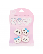 SHOBIDO x Chiikawa & Hachiware Cartoon Big Face Hair Tie 2pcs