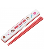 Skater PEKO & POKO antibacterial silent chopstick box set (including 18cm long chopsticks) 1 set