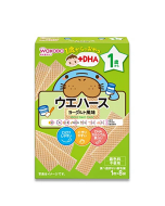 WAKODO Wakodo Snacks for Children 1 Year and Over + DHA Wafer Biscuits (Yogurt Flavor) 1 piece * 8 bags